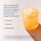 Trace Minerals Power Pak Multivitamin and Multimineral Packets - Electrolyte Support - 1200 mg Vitamin C plus 70+ Trace Minerals - Guava Passion Fruit Flavor - 30 Packets