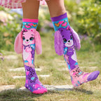 MITUN SEMI Crazy Socks for Kids Girls 3D Silly Wacky Funny Socks Knee High