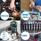 Kuject 600 PCS Heat Shrink Wire Connectors kit, Multipurpose Waterproof Electrical Wire Terminals, Insulated Crimp Connectors Ring Fork Spade Butt Splices for Automotive Marine Boat Truck