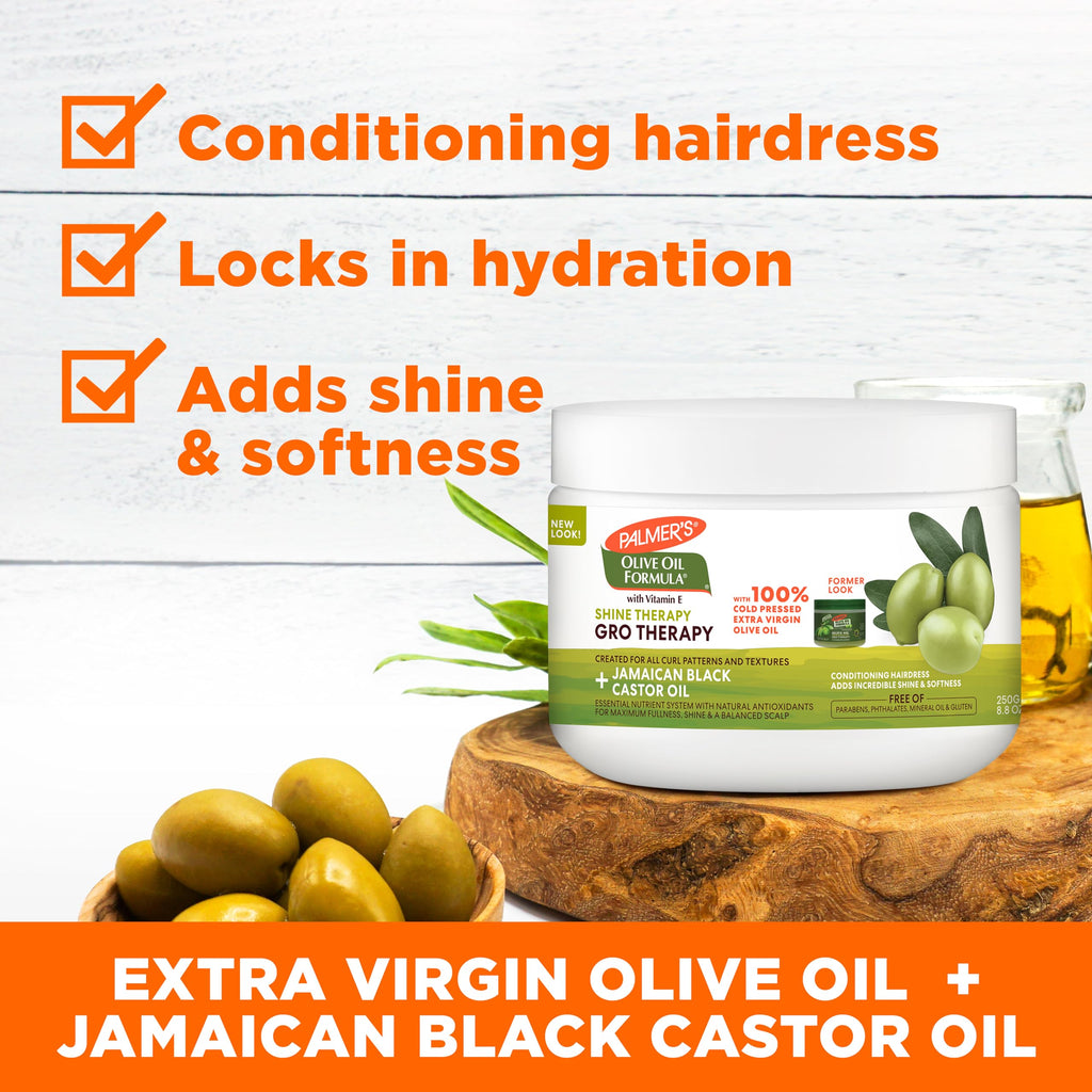 Palmer's Olive Oil Formula Gro Therapy for Healthy Hair and Scalp, 8.8 Ounces (Pack of 2)