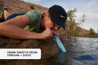 LifeStraw Personal Water Filter for Hiking, Travel and Emergency, Blue, 2PK