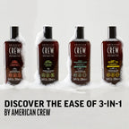 American Crew Shampoo, Conditioner & Body Wash for Men, 3-in-1, Tea Tree Scent, 15.2 Fl Oz