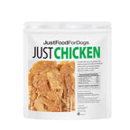 Just Food for Dogs Single Ingredient Healthy Dog Treats and Dog Snacks, Jerky Treats, Human Grade, Preservative and Grain Free, Rawhide Free Chews, Low Calorie Treat - Chicken Breast, 5 oz