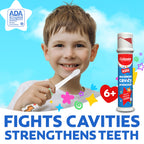 Colgate Kids Toothpaste Pump with Fluoride for Cavity Protection, Ages 6+, ADA Accepted, Bubble Fruit, 4.4 Ounce, 6 Pack