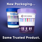 Prime Screen® Multi-Drug Urine Test Cup - 12 Panel Drug Test - Instant Testing Marijuana (THC),OPI,AMP, BAR, BUP, BZO,COC, mAMP, MDMA, MTD, OXY, PCP - [5 Pack]