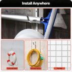 Swimables 316 Stainless Steel Heavy Duty Pool Hooks - Telescopic Pole Hanger - Ideal for Swimming Pool - Designed in USA
