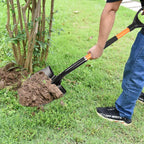 Heavy Duty Digging Shovel with Trenching Blade and D-Handle