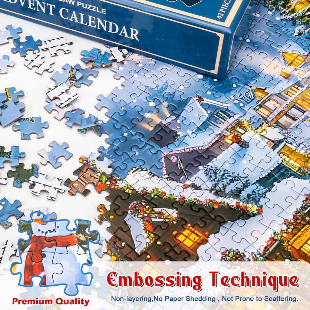 Puzzle Advent Calendar 2026 – 24 Days Christmas Countdown Jigsaw Puzzle