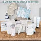 Jasmyn & Greene Luxury Spa Gift Basket for Women - 10 Relaxing Spa Birthday Gifts for Women with Lavender. Bridal Shower Gifts for Woman with Self Care Kit. Get Well Soon Package for Mother Sister.