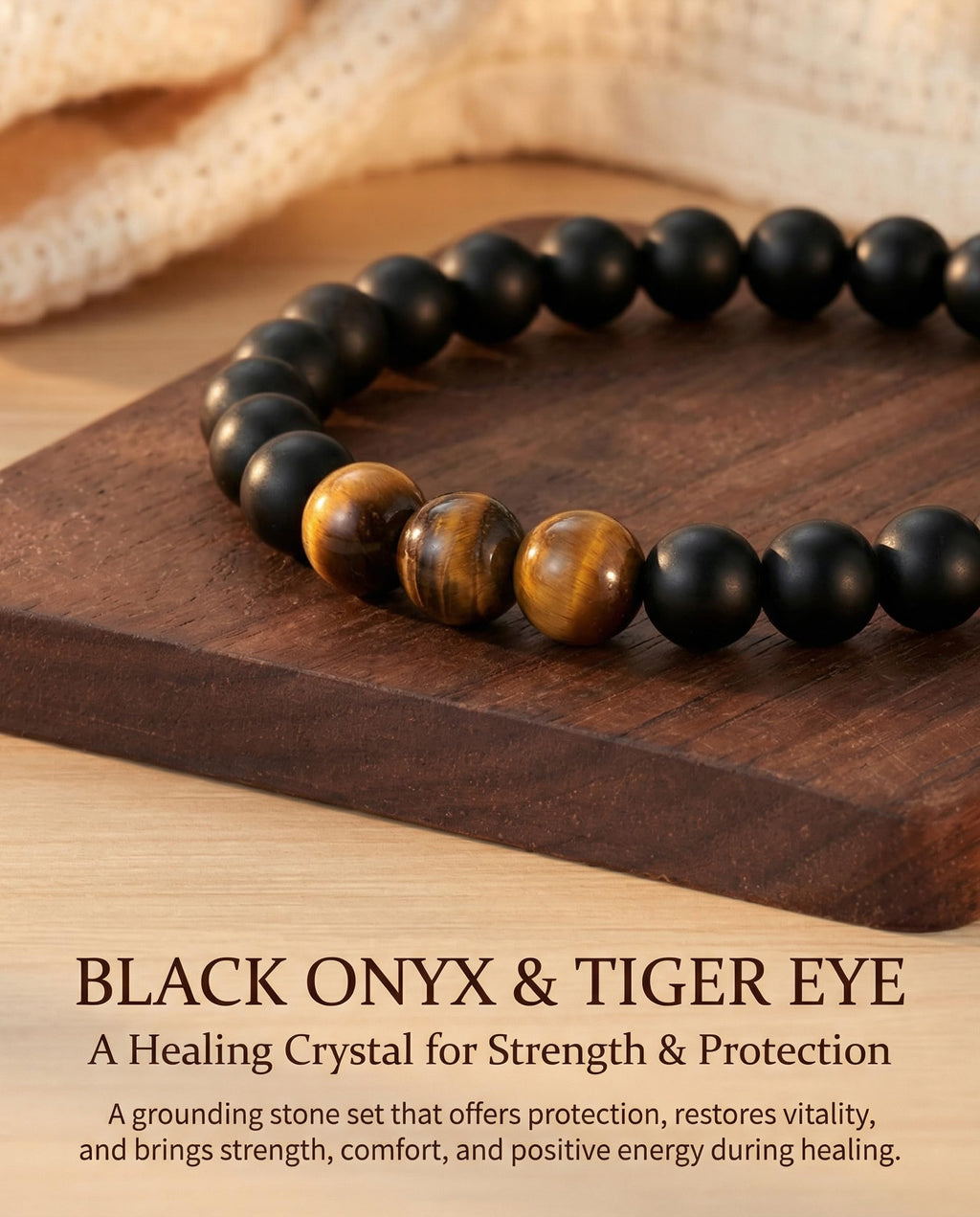 HGDEER Get Well Soon Gifts for Men, Inspirational Healing Crystal Bracelet