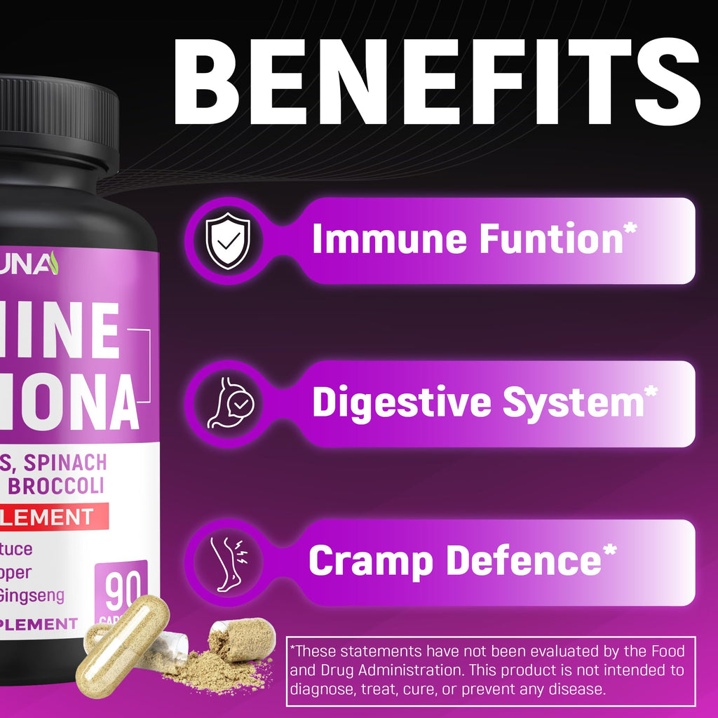 CIVIMUNA Quinine Cinchona Bark Capsules with Quinine Cinchona Bark, Pumpkin Seeds, Spinach and More - 90 Capsules for 3 Months Supply