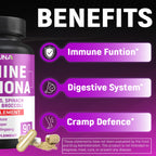 CIVIMUNA Quinine Cinchona Bark Capsules with Quinine Cinchona Bark, Pumpkin Seeds, Spinach and More - 90 Capsules for 3 Months Supply