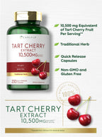Carlyle Tart Cherry Capsules | 200 Pills | Max Potency | Non-GMO, Gluten Free | Tart Cherry Juice Extract