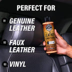 Chemical Guys, Leather Cleaner & Conditioner Kit for Cars & Home, 2 x 16 oz