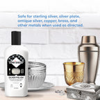 Tarni-Sheild Silver Polish - Clean, Polish, and Protect Against Tarnish - 8 Ounces – Safely Cleans Silver, Copper, Brass, and Other Metals in Just One Application - 6 Pack