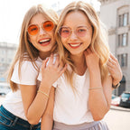 Turandoss Dainty Tennis Bangle Bracelets for Women