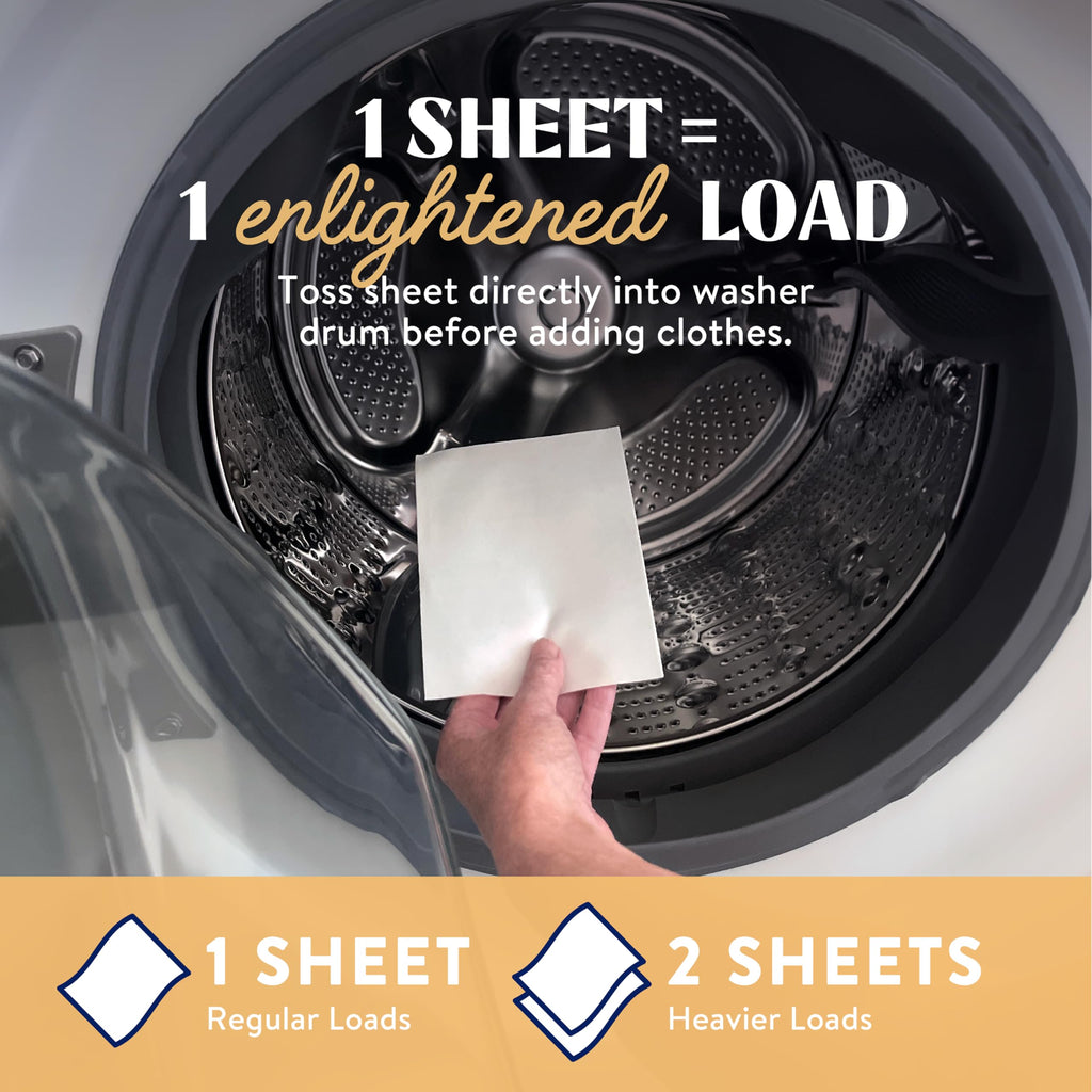 Cleancult Laundry Detergent Sheets - Resealable Box - 3 Stain Fighting Enzymes - Juniper Sandalwood - 60 Loads - Free of Harsh Chemicals - No Mess - No Plastic Waste (Pack of 2)