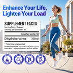 Strmuscle Dihydroberberine Supplement 200mg, Hight Absorption Berberine Supplement for Men & Women - Metabolic & Wellness Support, 180 Capsules