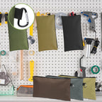 6 Pack Tool Bag Zipper Pouch, Premium Tool Pouch, Utility Storage Organizer