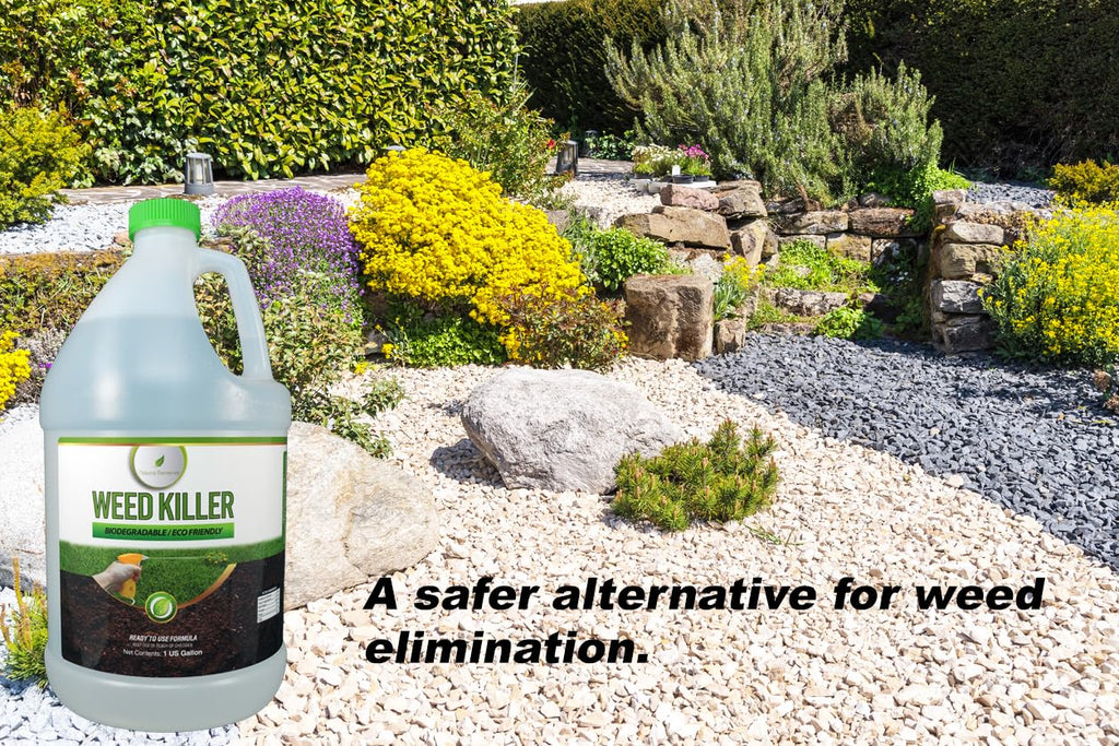 Natural Elements Weed Killer | Pet Safe, Safe Around Children | Natural Herbicide (1 Gallon)