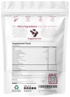 Micro Ingredients Hair Skin and Nails Vitamins for Women & Men | 400 Softgels with MCT Oil | 22-in-1 Argan Oil, Hyaluronic Acid, Collagen, Keratin & Biotin Complex | Natural Hair Growth Support