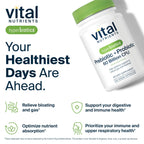 Hyperbiotics Vital Nutrients Prebiotic and Probiotic for Women and Men | 60 Billion CFU | Pre and Probiotics Supports Digestive Health, Constipation, Diarrhea, Gas & Bloating* | 30 Vegan Capsules