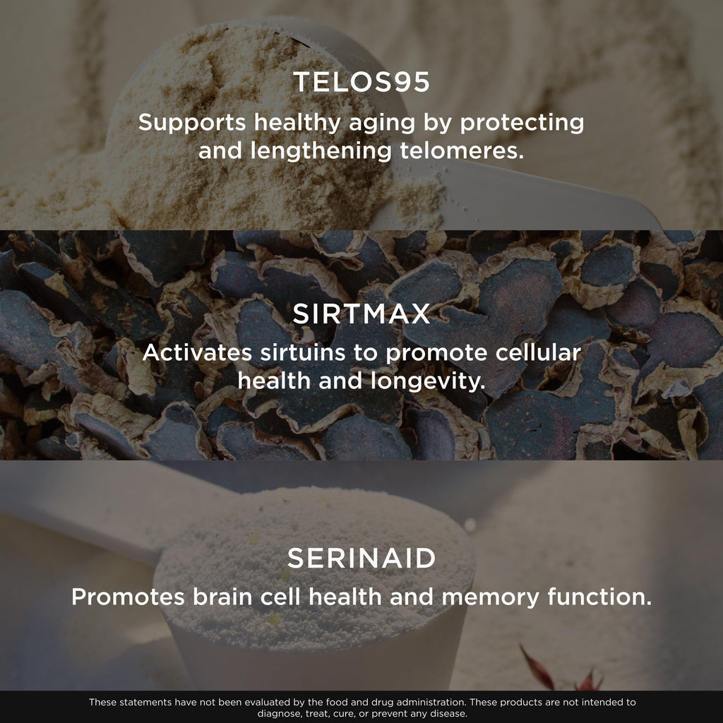 The Genius Brand Genius Eternal - Cellular Repair Supplement for Daily Clarity - Supports Brain Health, Endurance, Energy, Focus, Memory & Vitality - Non-GMO - 60 Veggie Capsules