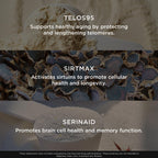 The Genius Brand Genius Eternal - Cellular Repair Supplement for Daily Clarity - Supports Brain Health, Endurance, Energy, Focus, Memory & Vitality - Non-GMO - 60 Veggie Capsules