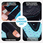 MhIL Workout Gloves for Women ��� Breathable Gym Gloves for Women with Palm Protection and Enhanced Grip ��� Padded Weight Lifting Glove for Womens with Wrist Wraps Support Weightlifting Exercise Cycling