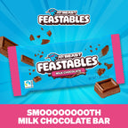 MrBeast Feastables Milk Chocolate Bar, Full Size, 24 Count, Fairtrade Cocoa