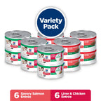 Hill's Science Diet Kitten Formula Wet Cat Food Variety Pack, 12-Pack