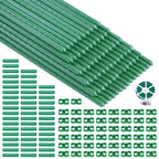 100 Pcs Garden Stakes 16 Inch DIY 4ft 5ft 6ft 7ft 8ft Tomato Plant Stakes