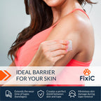 Fixic Skin Barrier Wipes - 50 PCS - Premium Skin Prep Protective Wipes - Skin Adhesive Wipes to Create the Barrier between Skin and Attachments - Skin Glue Wipes to Increase the Adhesive Tape Effect!