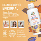 MaryRuth Organics Collagen Booster Liposomal, Sugar Free, Liquid Collagen Booster with Vitamin C, Vitamin E, Zinc, Copper & Silica, Skin Care & Joint Support Supplement, Vegan, Non-GMO, 7.6 Fl Oz