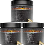 Shroom Vroom: 10-in-1 Mushroom Supplement, Lion’s Mane, Reishi, Cordyceps, Chaga, Turkey Tail, Tremella, Shiitake, Maitake, King Trumpet & Enoki, Brain Boost, Immune Support (360 count Pack of 3)