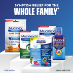 Mucinex Cold & Cough, Children's Multi-Symptom Day/Night Liquid, Very Berry, 8oz (2x4oz) Relieves Nasal & Chest Congestion, Thins & Loosens Mucus, Controls Cough, Reduces Fever, Soothes Sore Throat