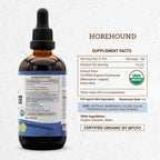 Secrets of the Tribe Horehound USDA Organic Tincture | Alcohol-Free Extract, High-Potency Herbal Drops | Made from 100% Certified Organic Horehound (Marrubium vulgare) Dried Herb 4 oz