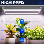 Barrina 2FT T8 LED Grow Light, Full Spectrum Plant Growing Lights, 6 Packs