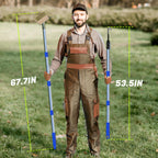 Viscogrip Crack Weeder Tool Set, Manual Stainless Steel Crevice Weeding Tool with Adjustable Handle for Moss & Weed Removal in Driveways, Patios, Pavers, Garden Cracks