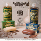 Carolina Castile Soap Vegan Unscented Castile Bar Soap – 6 Bars of Natural Soap for Men, Women, and Kids – Gentle, Hydrating Castile Soap Bars with Organic Cocoa Butter and Olive Oil, 5 Oz. Each