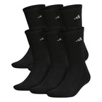 adidas Men's Athletic Cushioned Crew Socks 6 Pairs