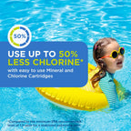 FROG Replacement Chlorine Cartridge for use with Flippin’ FROG XL Floating Sanitizer System - Prefilled Cartridges Support Easy Pool Maintenance and Cleaner & Clearer Water - 2 Pack