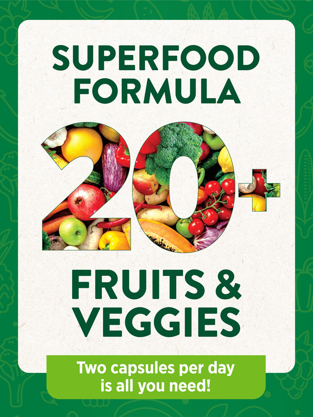 Nature's Truth Fruit and Veggies Supplement | 120 Vegetarian Capsules | 20+ Fruits & Vegetables | Vegetarian, Non-GMO, and Gluten Free Supplement