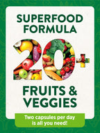 Nature's Truth Fruit and Veggies Supplement | 120 Vegetarian Capsules | 20+ Fruits & Vegetables | Vegetarian, Non-GMO, and Gluten Free Supplement