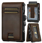furid Genuine Leather Wallet for Men: Slim RFID Smart Minimalist Wallet