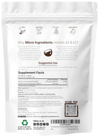 Micro Ingredients Vitamin D3 10,000 IU + K2 MK-7 200 mcg, 600 Softgels with Virgin Coconut Oil (2 Pack) | 2-in-1 Vitamins D & K Complex | Extra Strength, Easy to Swallow, Non-GMO, Gluten Free