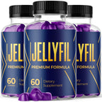 (3 Pack) Jellyfil Gummies, Jellyfil Gummys for Men with All Natural Ingredients, Max Strength Supplement with Premium Vitamins Supporting Optimal Wellness and Advanced Health Naturally (180 Gummies)