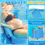 Yerliker 1 Pcs Foldable Hot Tub Booster Seat for Adults, Adjustable 2 Heights up to 6.3", Weighted Booster Seat 3D Air Mesh Hot Tub Accessories Quick Dry Micro Dot Non Slip for Spa Bathtub Pool