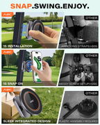A2C Alloy Magnetic Golf Cart Phone Holder, Unique Golf Accessories for Men