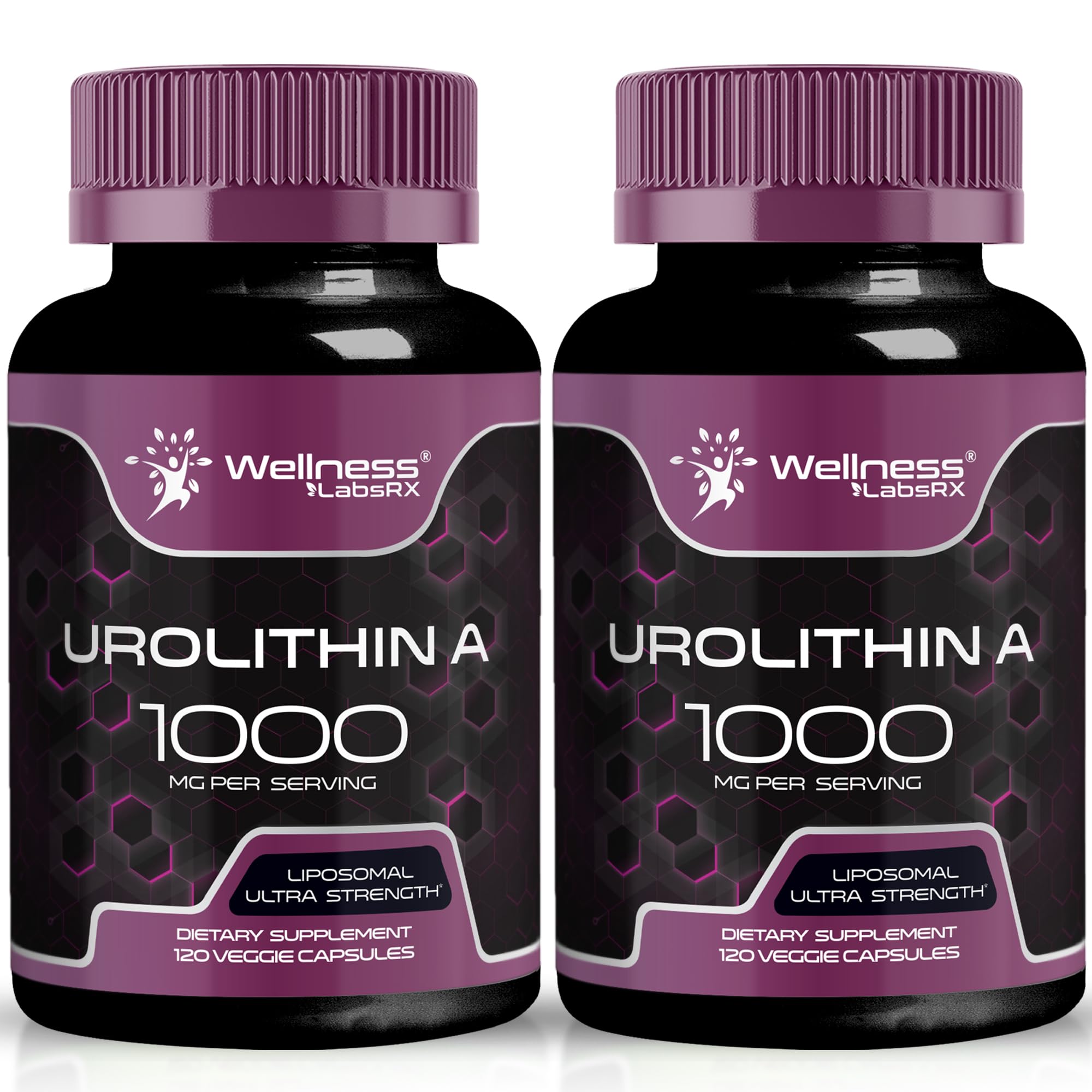 Liposomal Urolithin A Supplement Capsules 1,000mg - Urolithin A+ Supplement for Cellular Renewal & Mitochondrial Support, Ultra-Strength Muscle Health - Third-Party Tested 240 Capsules - Made in USA
